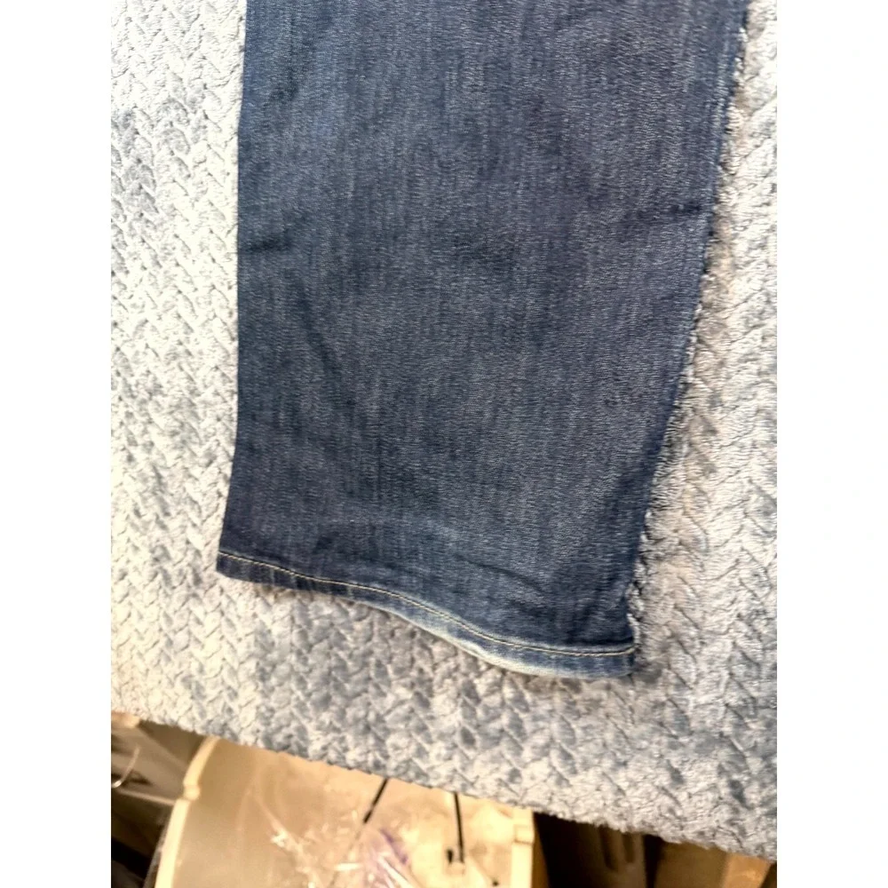 7 For All Mankind Austyn‎ Straight Leg Jeans Mens 33 Blue Denim Cotton Mid Rise
